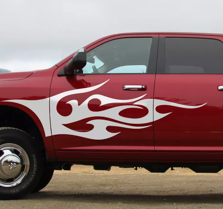 Tribal pattern car vinyl sticker - TenStickers