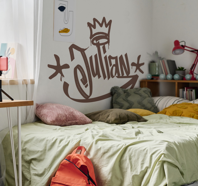 urban monocolor name teenage wall decals - TenStickers