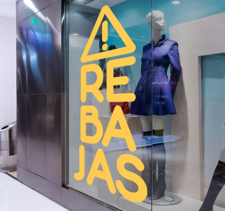 Vinilos para tiendas de rebajas sales sticker - TenStickers