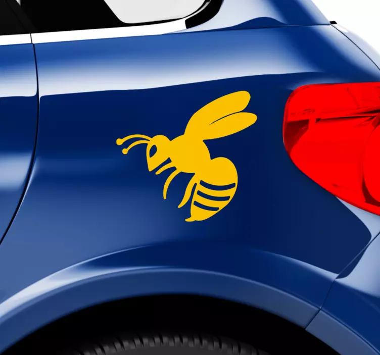 Wasp insect Car vinyl Sticker - TenStickers