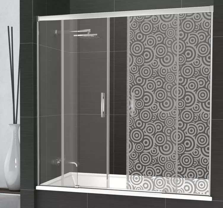 Wave Shower Decal - TenStickers