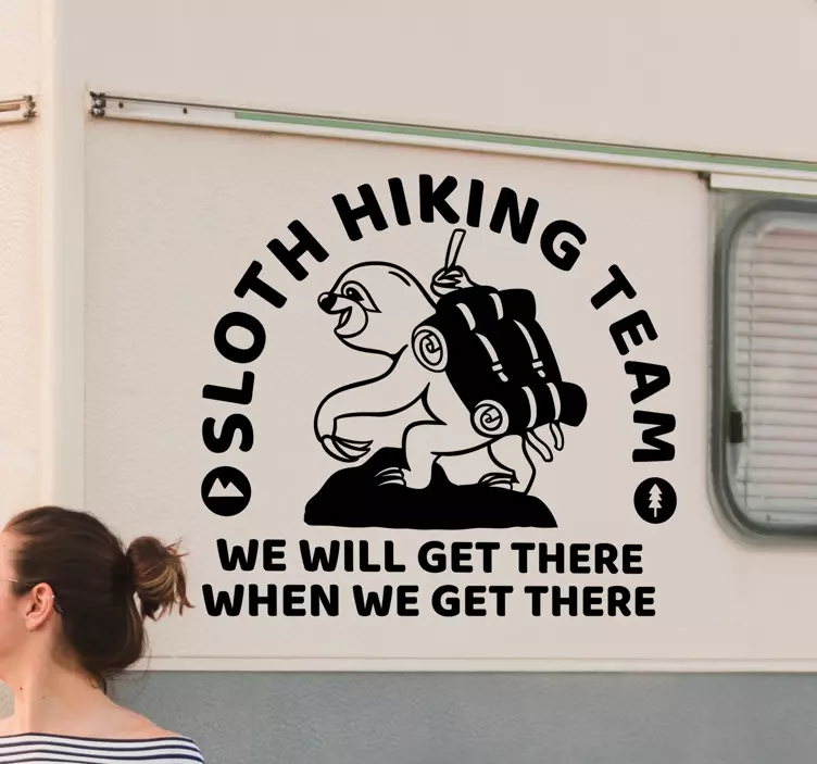 we will get there motorhome car sticker - TenStickers