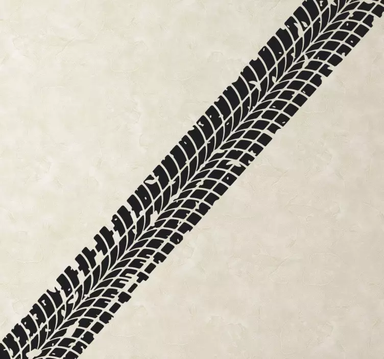 Wheel mark car vinyl sticker - TenStickers