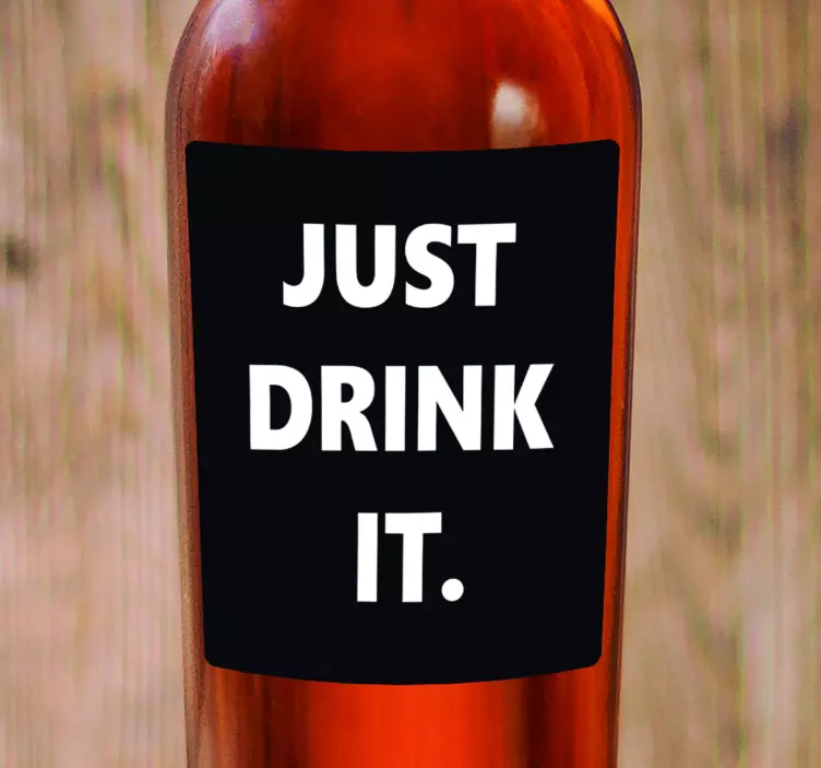 Wine tally drink cuisine sticker - TenStickers