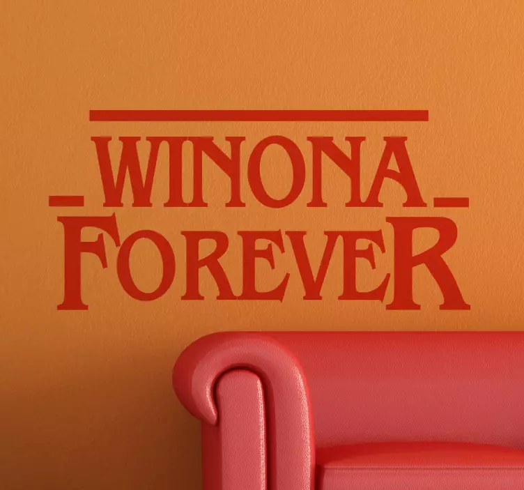 Winona Forever Wall Sticker - TenStickers