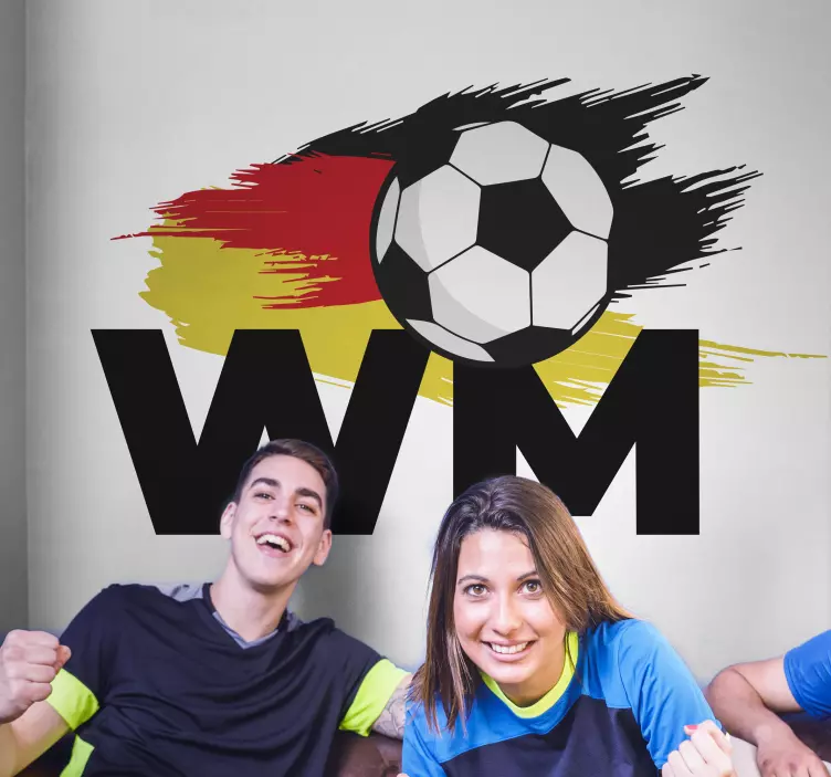 World soccer Germany football wall sticker - TenStickers