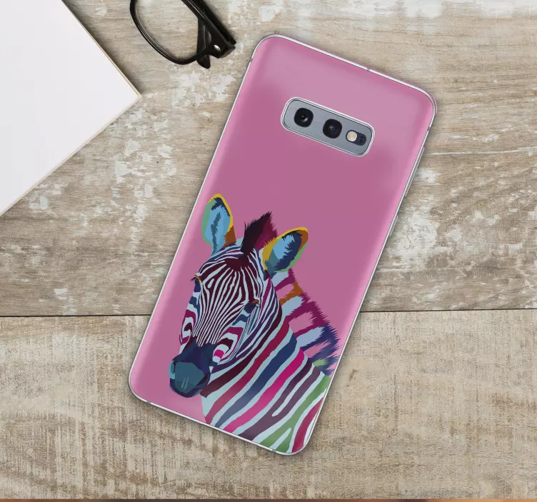 Zebra pop art  Samsung stickers - TenStickers