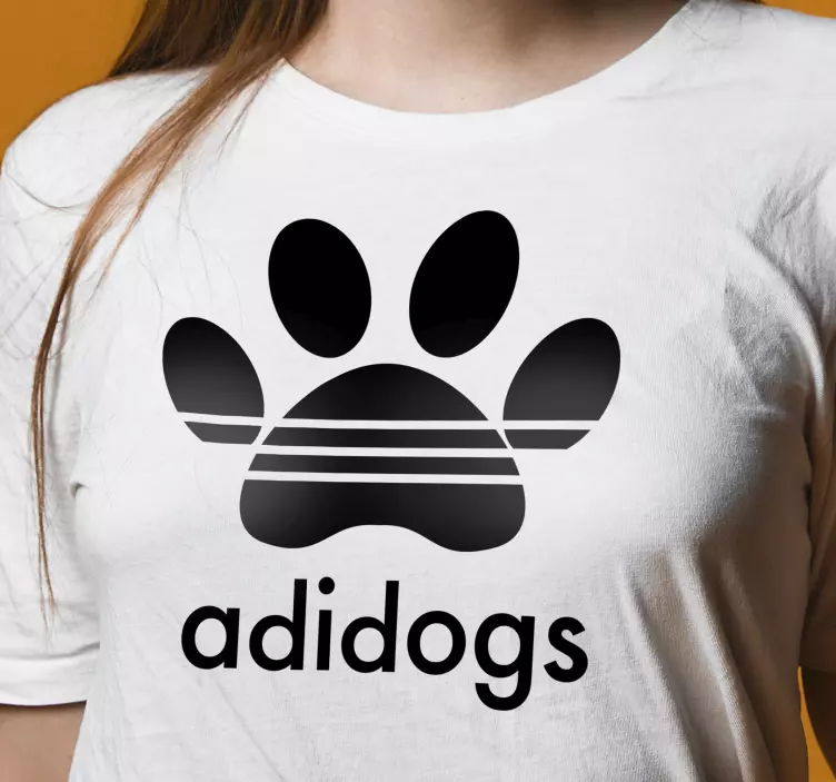 Adidogs loving animals custom t-shirt - TenStickers