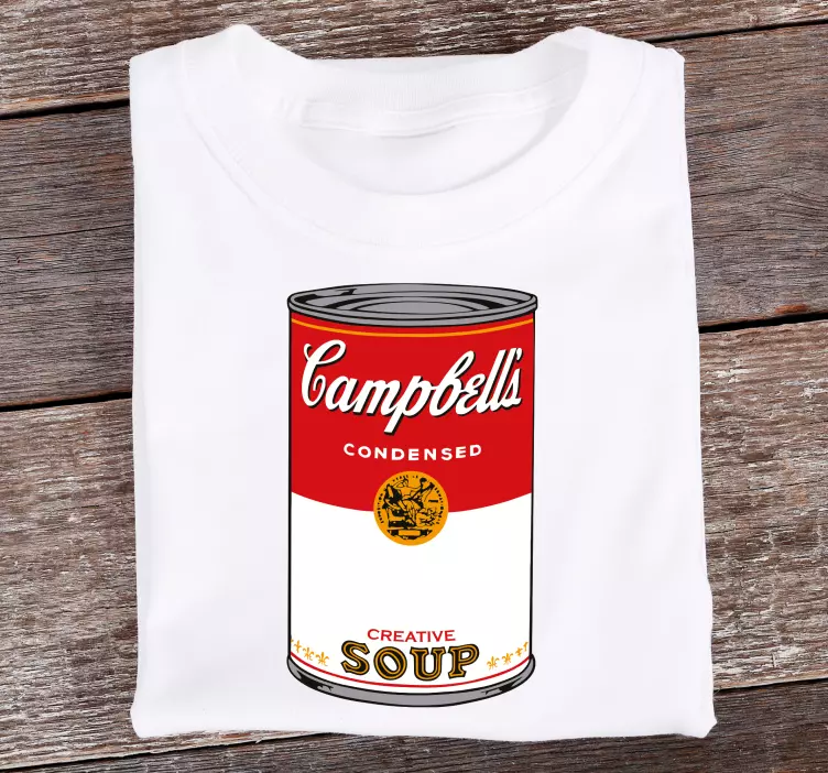 Campbell soup custom t-shirt - TenStickers