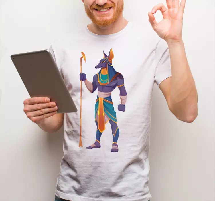 Colorful Recreation of Anubis custom t-shirt - TenStickers