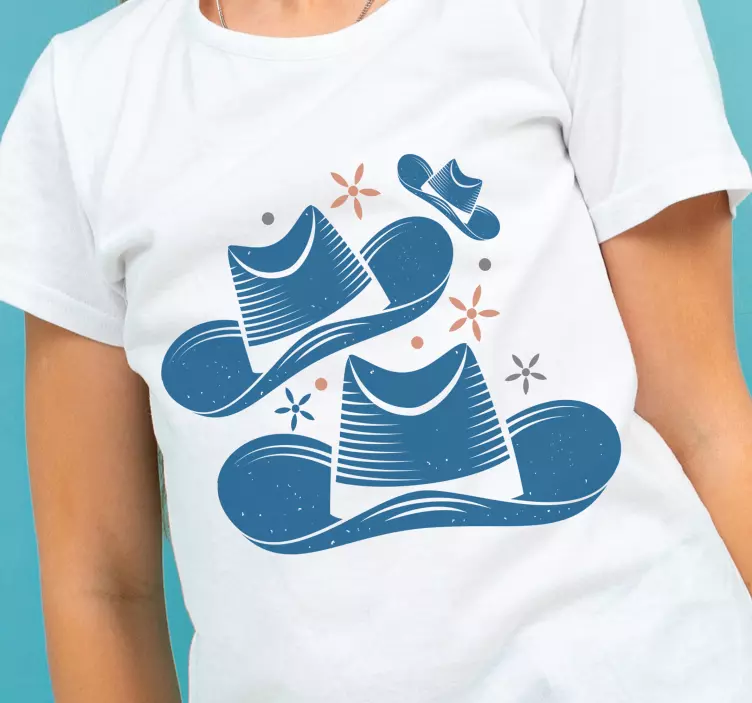 Cowboy hat t-shirt TenStickers
