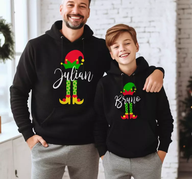 elf family Christmas shirt - TenStickers