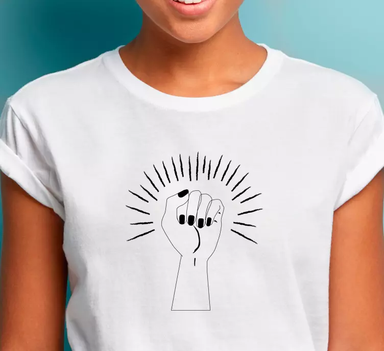 Feminist first custom t-shirt - TenStickers