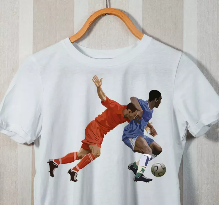 Football dive custom t-shirt - TenStickers