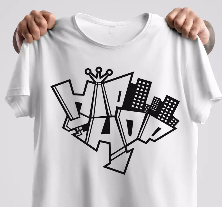 Hip hop grafitti custom t-shirt - TenStickers