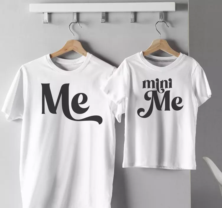 Me & mini me Father and son shirt - TenStickers