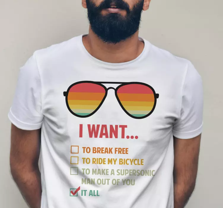 "Queen" I want to... custom t-shirt - TenStickers