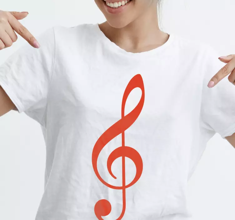 Sun key note custom t-shirt - TenStickers