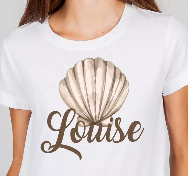 Customizable seashell t-shirt - TenStickers