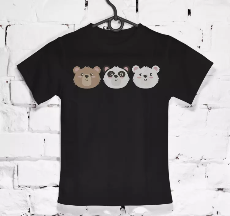 Three Bears funny Kids t-shirt - TenStickers