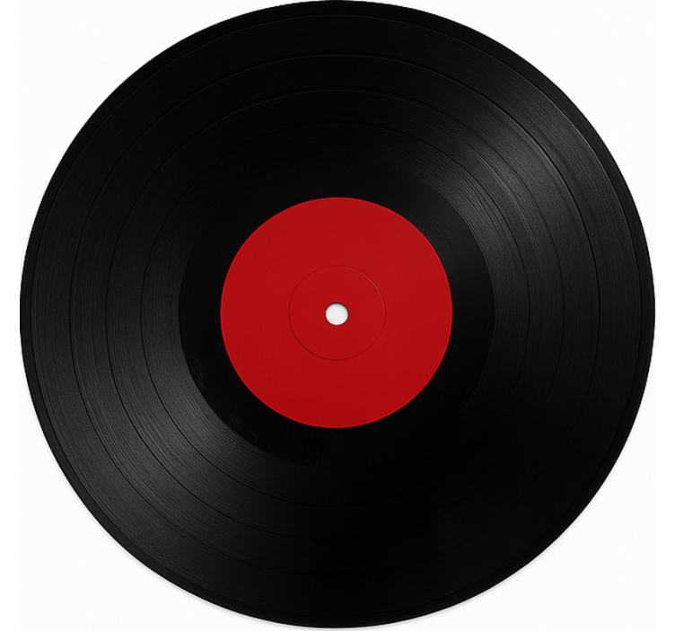 Large Vinyl Record dining room vinyl rug - TenStickers