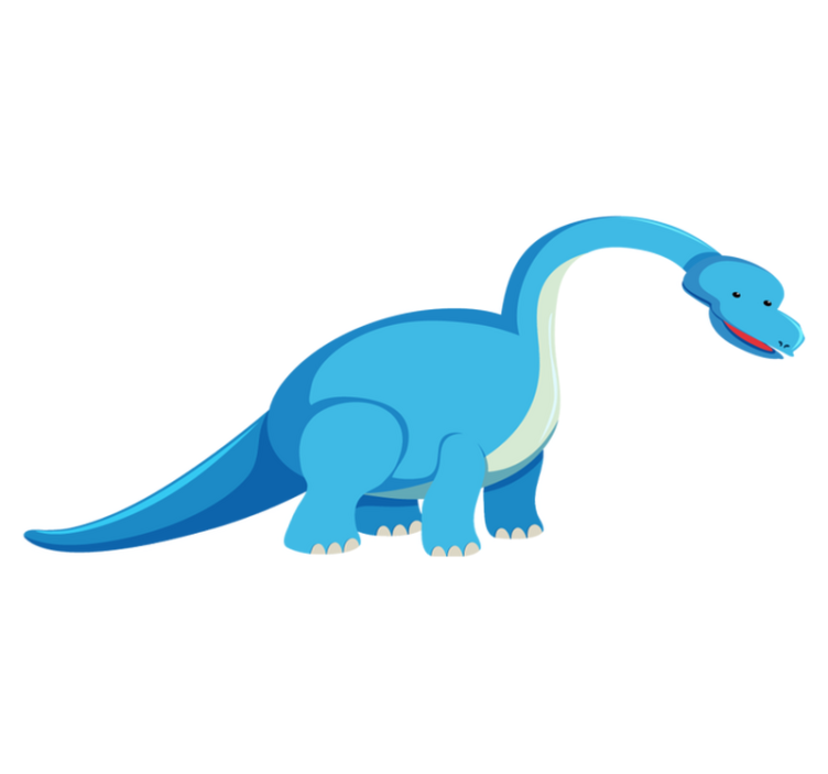 Cute dinosaur figure animal vinyl rug - TenStickers