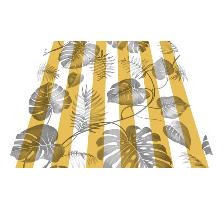 Flower vinyl rug sliding wardrobe door - TenStickers