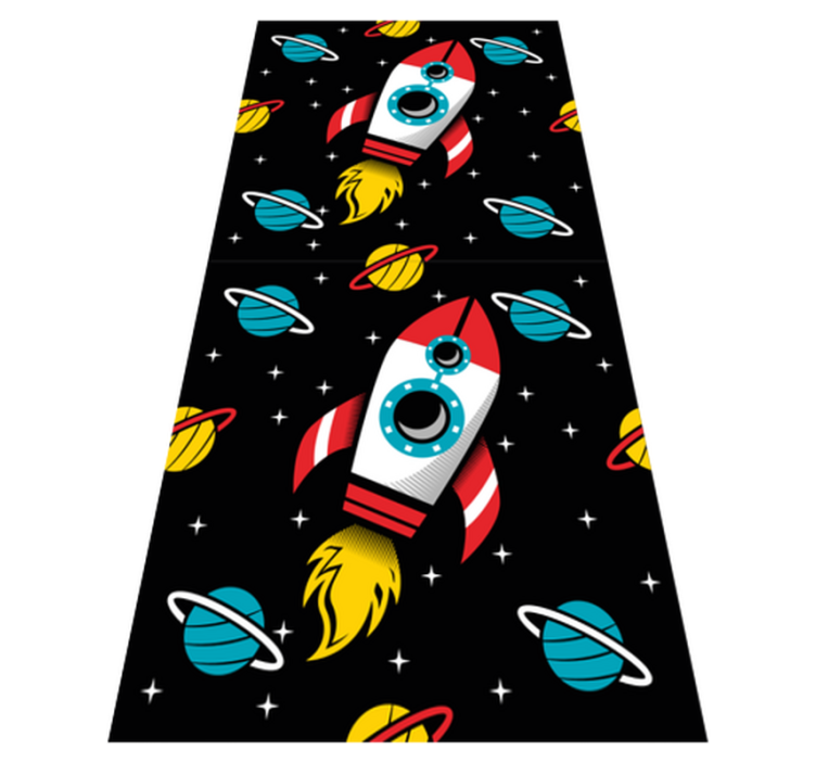 Star vinyl rug to infinity and beyond - TenStickers
