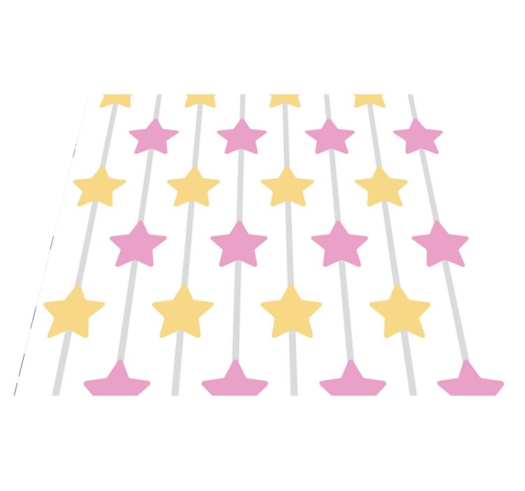 Star vinyl rug heavenly delight - TenStickers