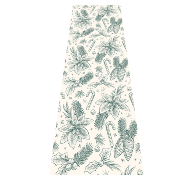 Christmas vinyl rug hand-drawn gift sketch design - TenStickers