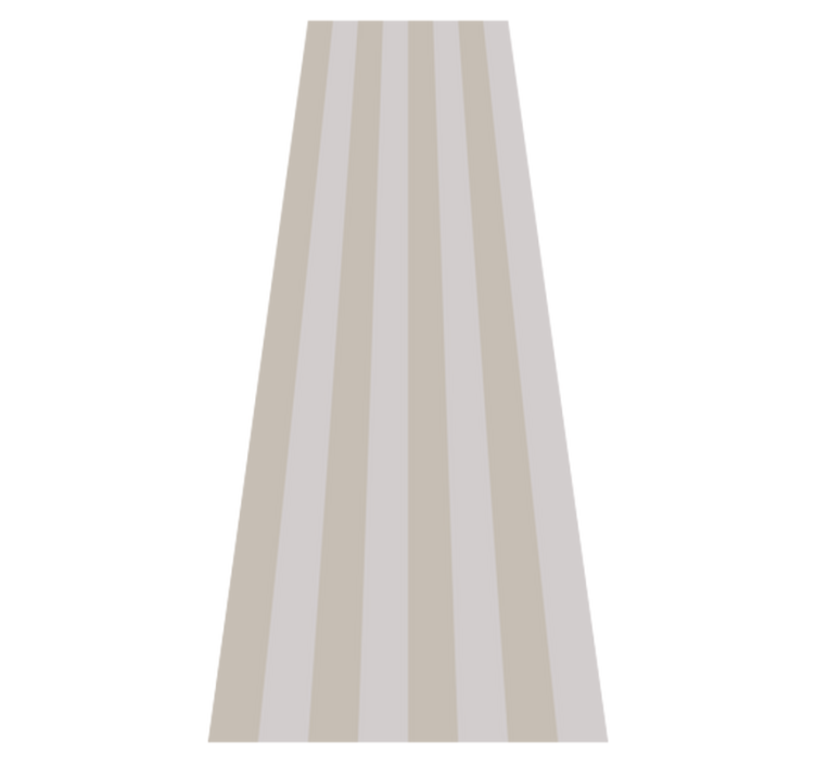 Bedroom vinyl rug with vertical stripes design - TenStickers