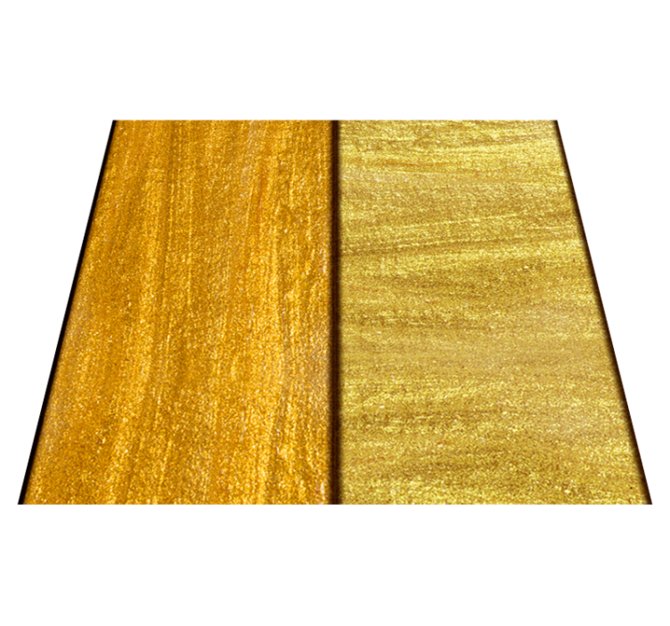 Bedroom vinyl rug with golden textured finish - TenStickers