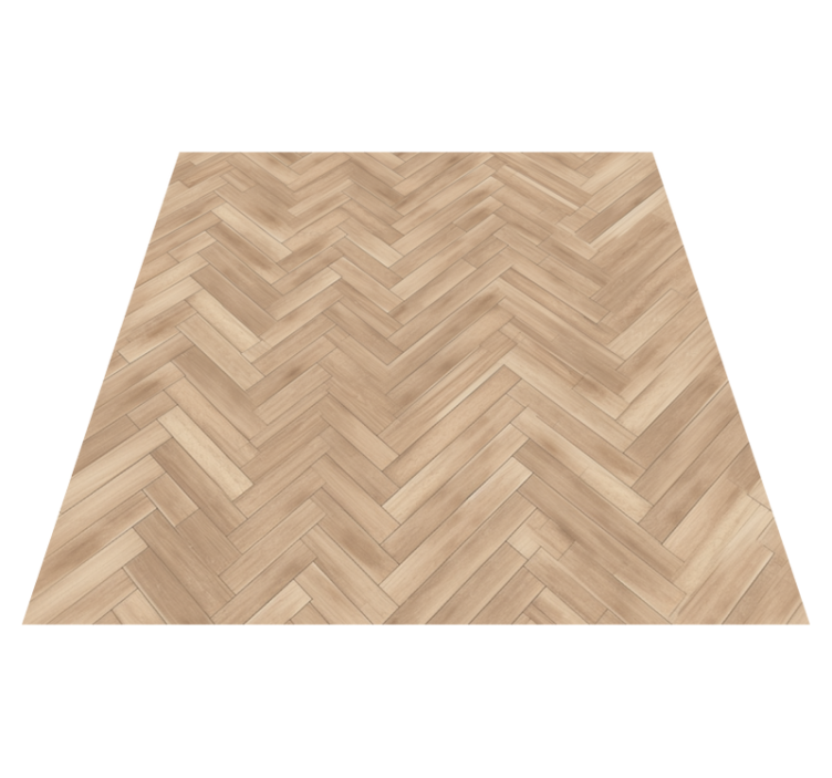 Light wood texture bedroom vinyl rug - TenStickers