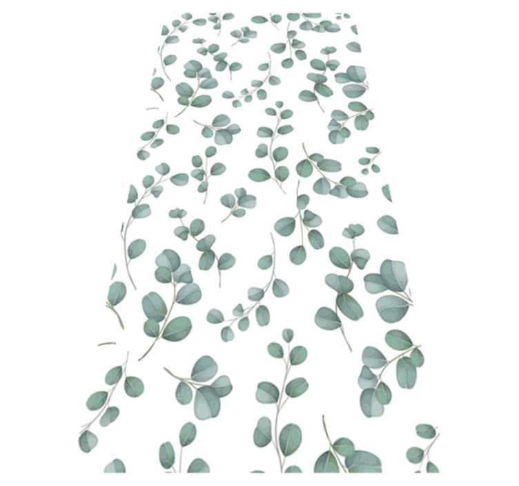 Bedroom vinyl rug elegant seamless floral pattern - TenStickers
