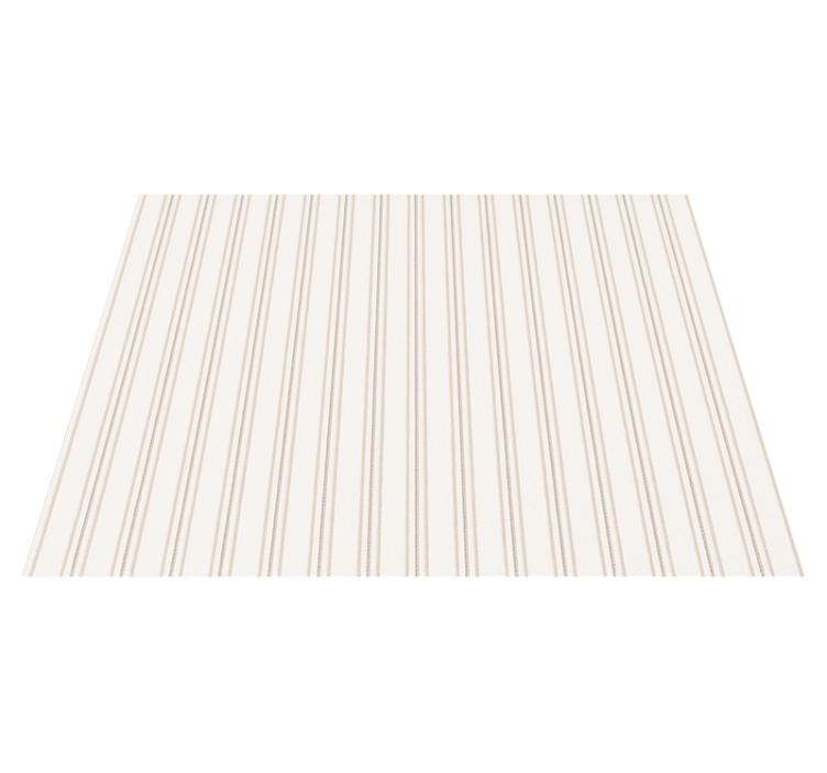 Classic stripped bedroom vinyl rug - TenStickers