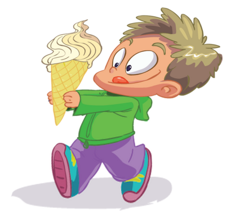 Kids vinyl rug boy with cornet design - TenStickers