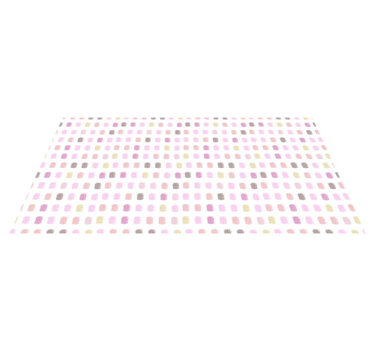 Kids vinyl rug in shades of pink strokes - TenStickers