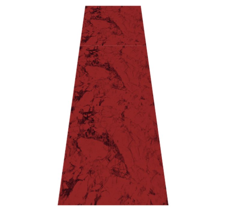Bathroom vinyl rug with dark red marble design - TenStickers