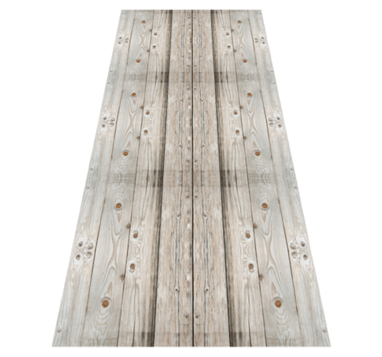 Office vinyl rug in white pine wood effect - TenStickers
