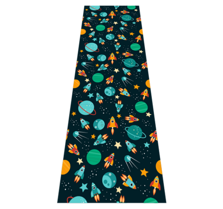 Bedroom vinyl rug adorable kids' design - TenStickers