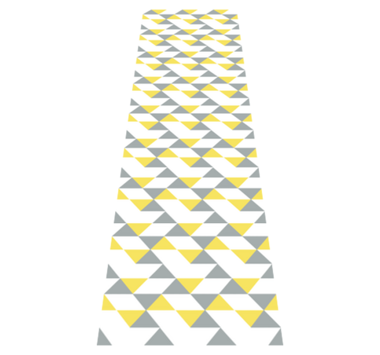 Gray pantone pattern bedroom vinyl rug - TenStickers