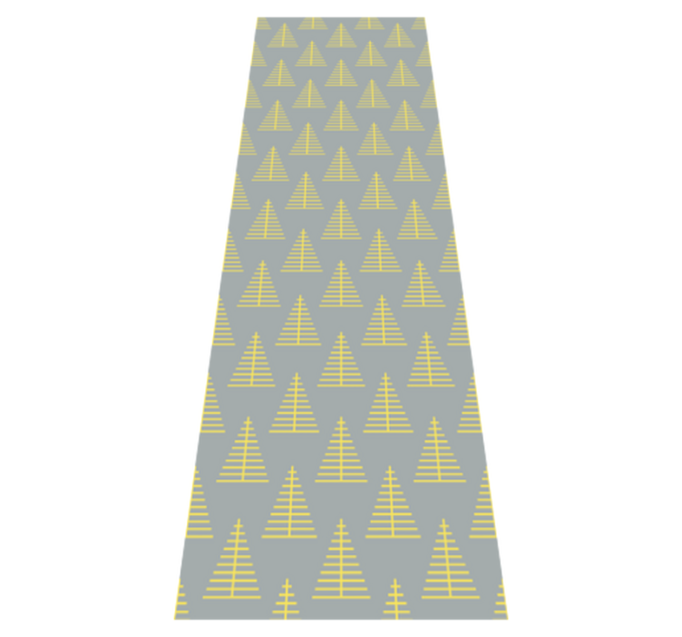 Bedroom vinyl rug in pantone tree design - TenStickers