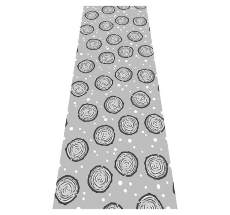 Bedroom vinyl rug nordic style alpine design - TenStickers