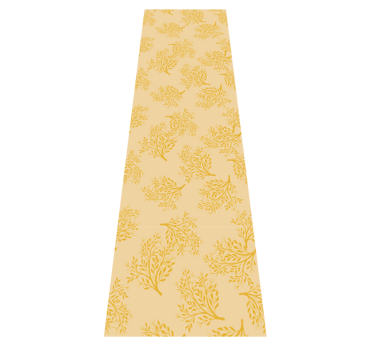 Bedroom vinyl rug nordic orange trees design - TenStickers