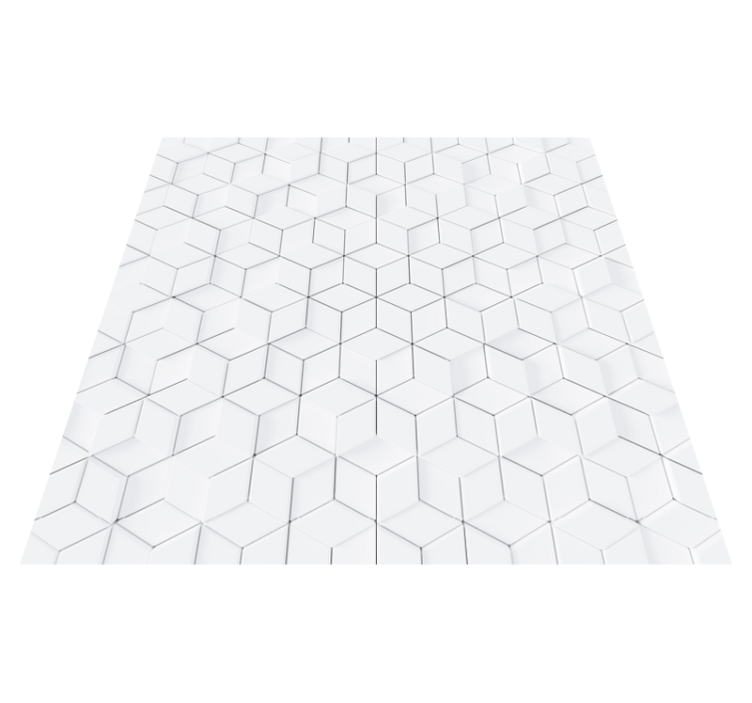 Simplistic geometric vinyl rug - TenStickers