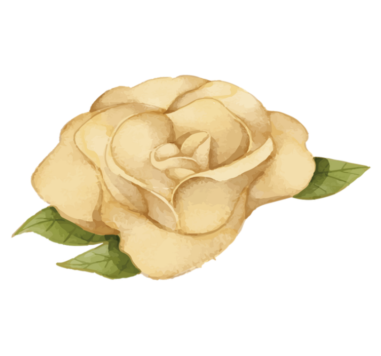 wonderful golden rose vinyl bedroom rug - TenStickers