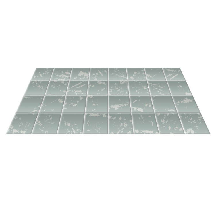 Soft tiles modern vinyl rug - TenStickers