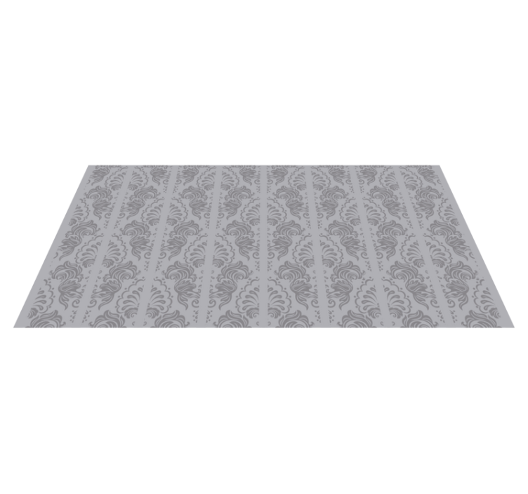 Subtle ornament vintage vinyl rugs - TenStickers