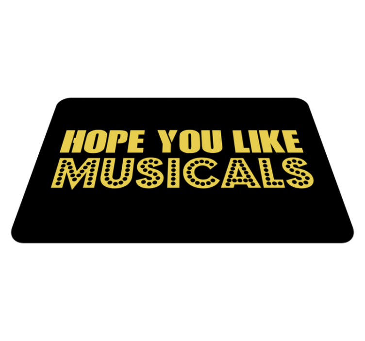 Musicals Lover entrance hall tiles - TenStickers