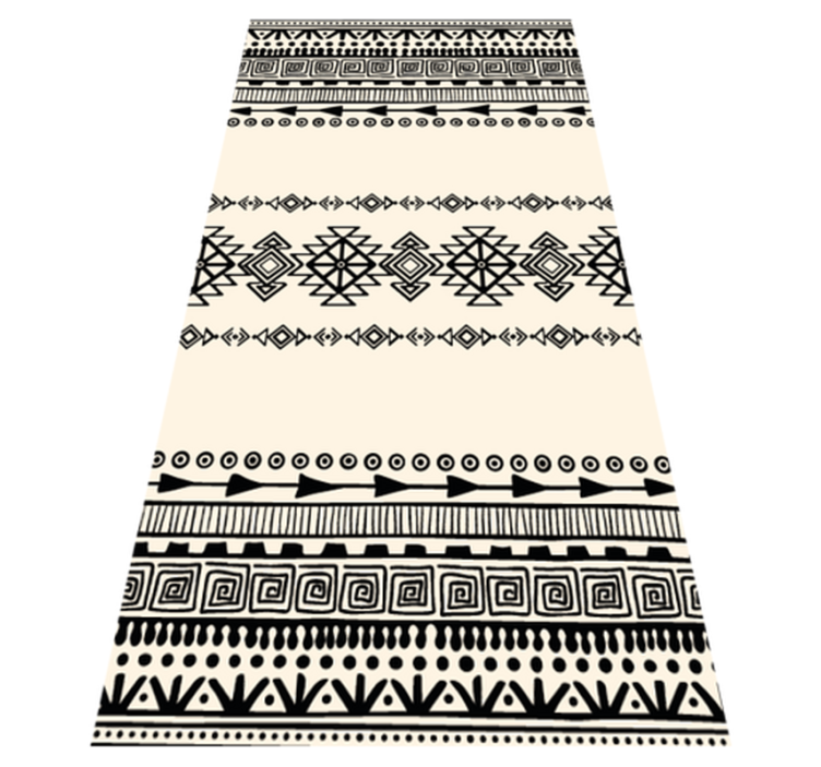 Ethnic Patterned ethnic vinyl rug - TenStickers